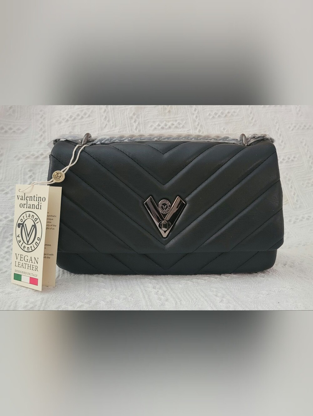 Valentino Orlandi Capricorn Crossbody Black NWT